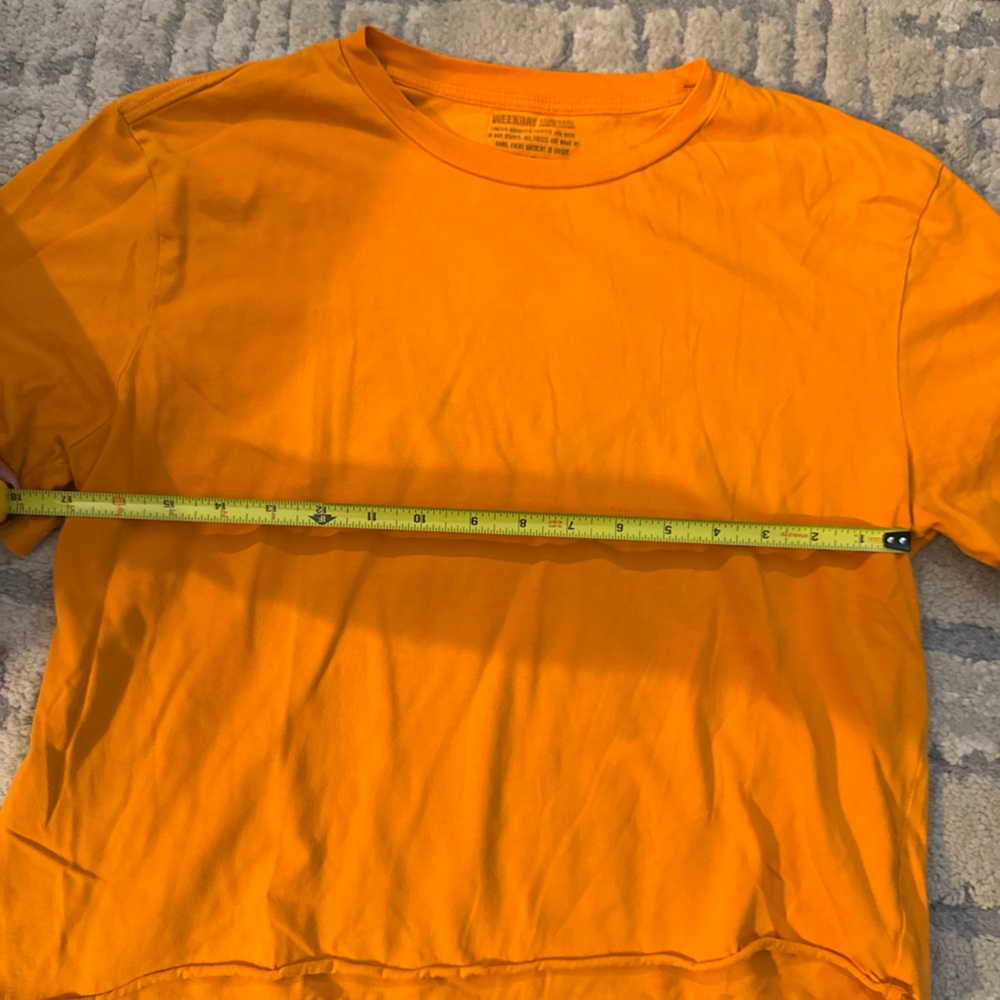 Weekday Storemade Original Orange Short Sleeve Tee
